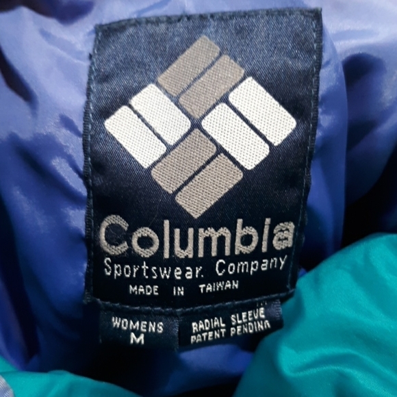 Vintage 1980s 1990s Y2K Women's medium duck down winter coat Columbia - Picture 3 of 4
